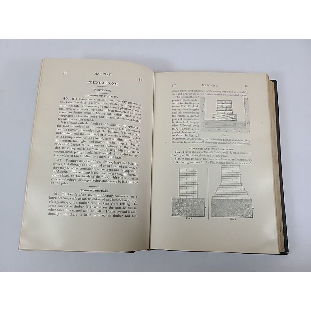 Vintage I.C.S. Reference Library Mathmatics‎ Masonry 1904 - Picture 14 of 16